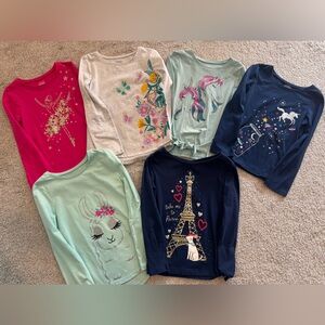 Jumping Beans Long Sleeve Tees - Pink, Green, Gray, Navy